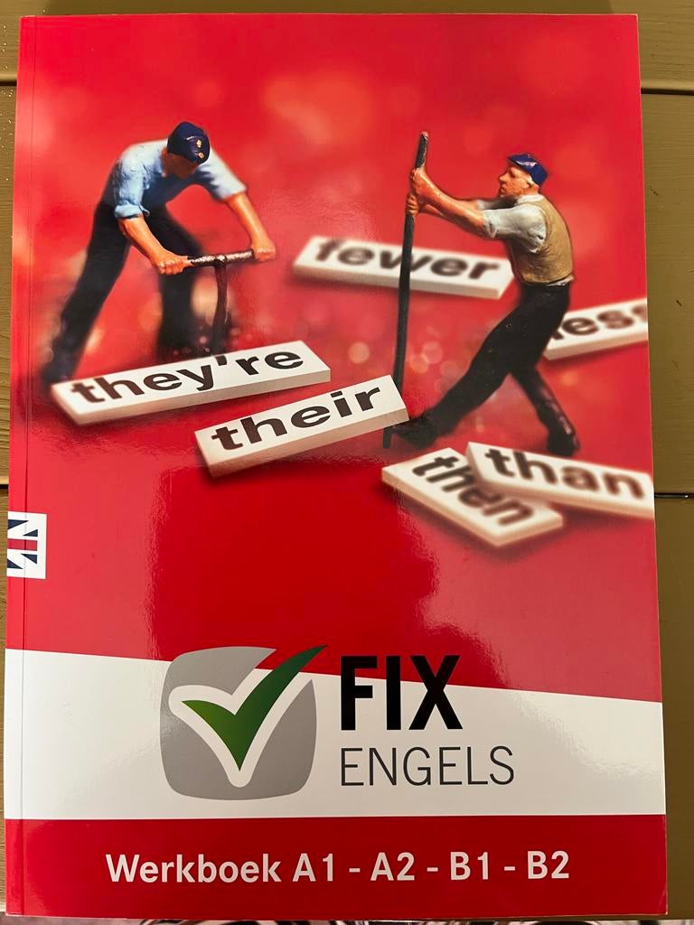 FIX Engels Werkboek A1 - A2 - B1 - B2, Boeken, Taal | Engels, Nieuw, Non-fictie, Ophalen of Verzenden