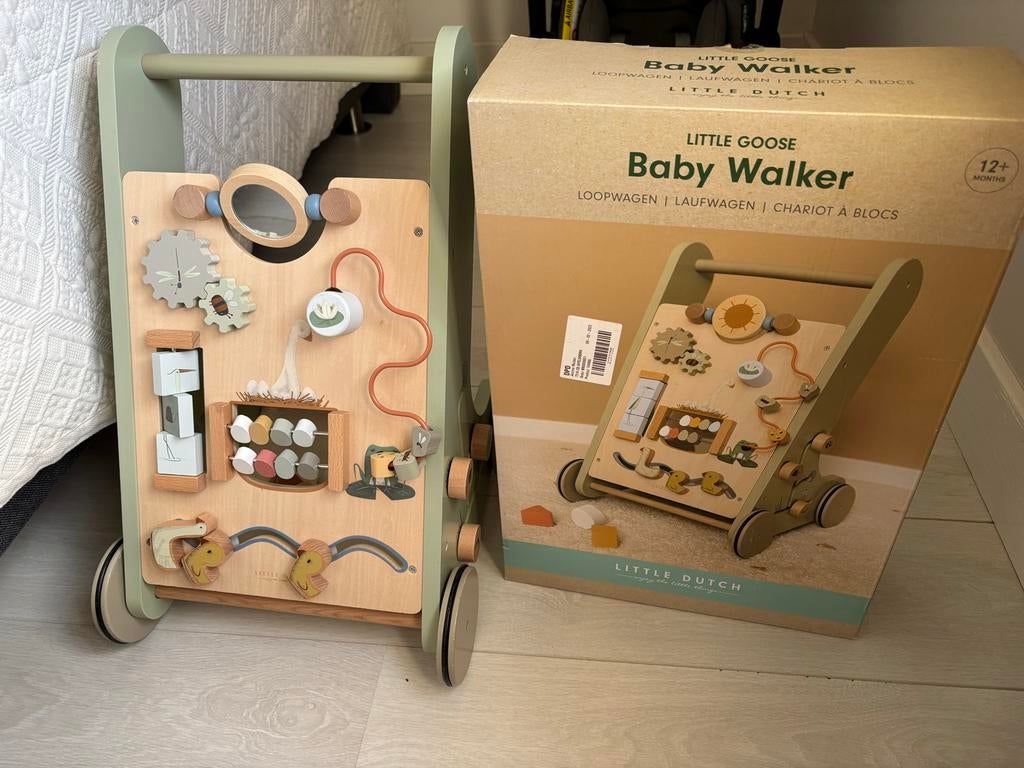 Little Dutch loopwagen little goose, Kinderen en Baby's, Ophalen, Zo goed als nieuw, Overige typen, Met wieltjes