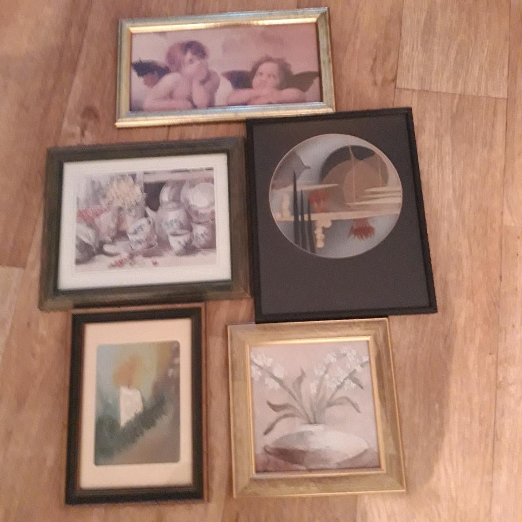 Lijsten met Print  (5 st), Overige materialen, Minder dan 50 cm, Nieuw, Ophalen of Verzenden