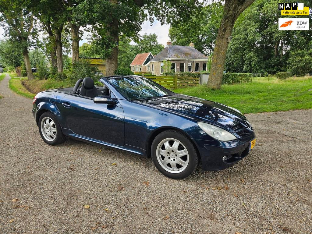 Mercedes-Benz SLK-klasse 200 K. Cabriolet, Automaat, Achterwielaandrijving, Gebruikt, Zwart