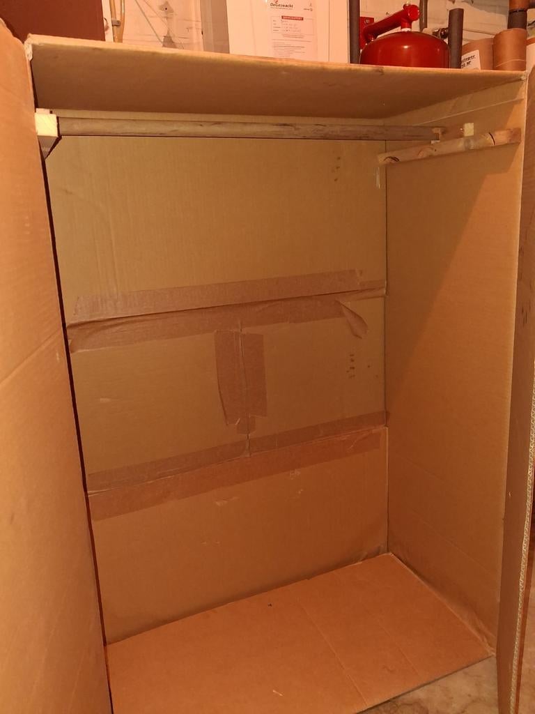 Verhuis garderobedoos, Ophalen, 25 tot 50 cm, Minder dan 100 cm