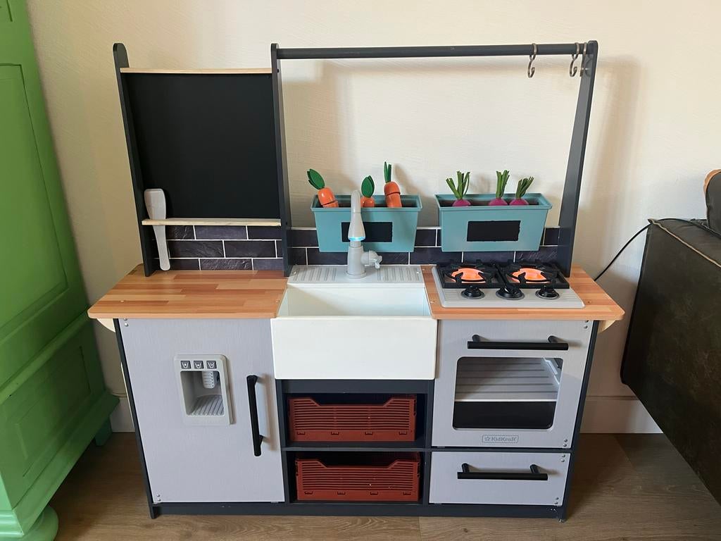 Kidkraft Speelkeuken met Licht & Geluid, Kinderen en Baby's, Ophalen, Gebruikt, Hout, Speelkeuken