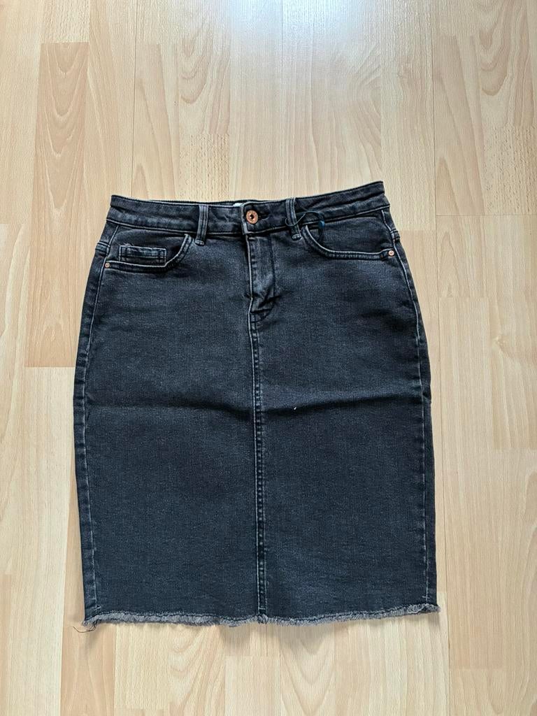 Spijkerrok, Kleding | Dames, Maat 38/40 (M), Zwart, Nieuw, Ophalen of Verzenden