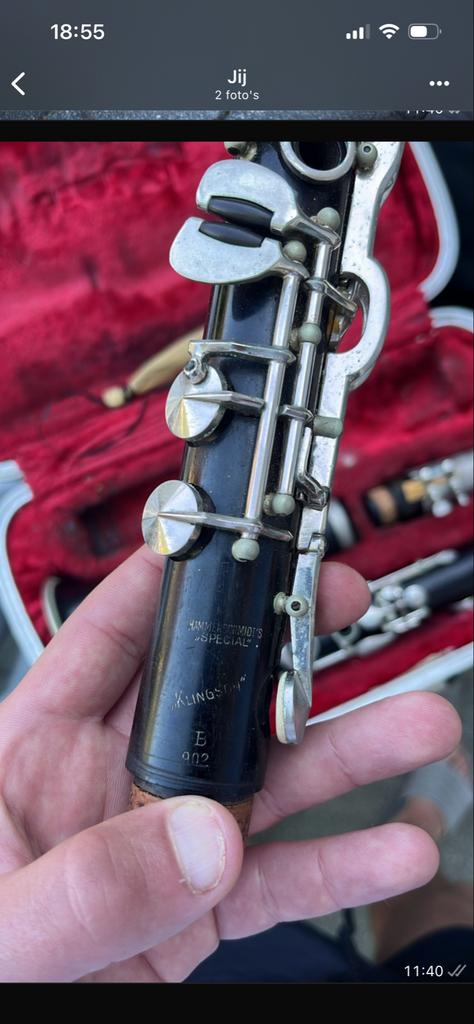 Hammersmit Klarinet, Overige materialen, Gebruikt, Overige typen, Ophalen of Verzenden