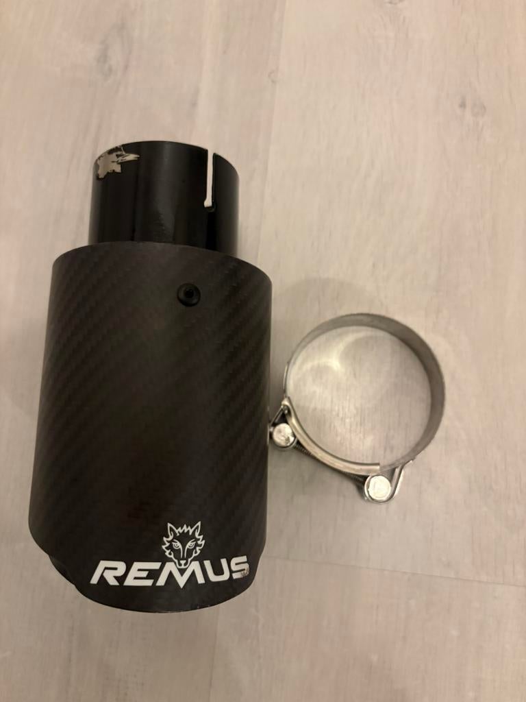 Remus uitlaat siertip, Ophalen of Verzenden, Gebruikt