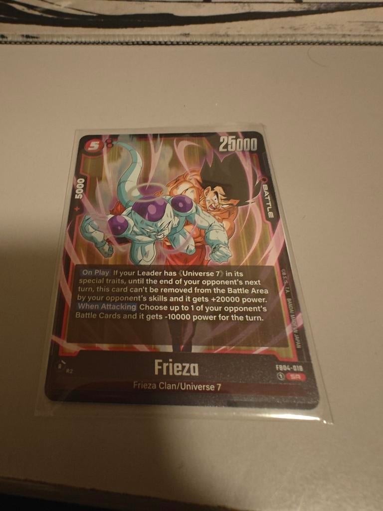 Dragon Ball TCG - Frieza - SR - FB04-018 - NM, Ophalen of Verzenden