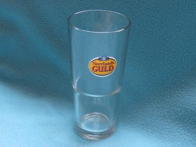 ZGAN vintage Zweeds bierglas Norrlands Guld, Ophalen of Verzenden