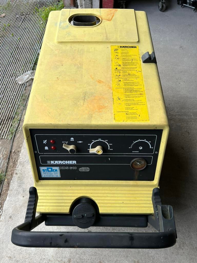 Hogedrukreinigers Kärcher HDS 610 met warm water, Tuin en Terras, Hogedrukreinigers, Ophalen of Verzenden, Zo goed als nieuw, Elektrisch