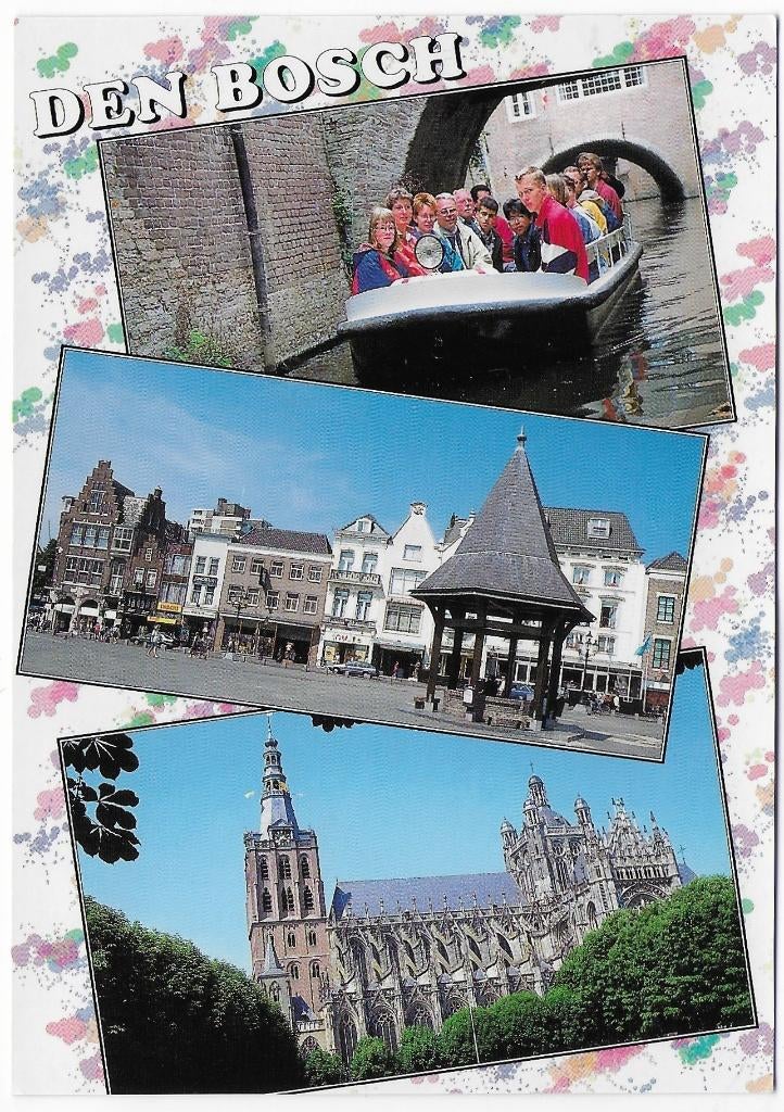 Den bosch Ongelopen Ansichtkaart ( B5599 ), Verzenden, 1980 tot heden, Ongelopen, Noord-Brabant