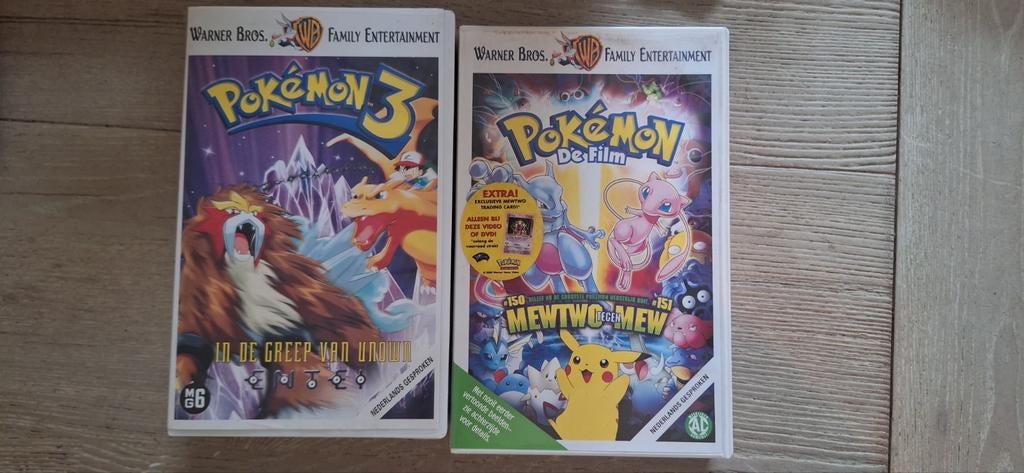 Pokémon de film vhs videobanden 2 stuks (5326), Cd's en Dvd's, VHS | Film, Alle leeftijden, Ophalen of Verzenden, Zo goed als nieuw