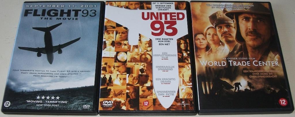 Dvd *** 911 *** 3 stuks, Vanaf 12 jaar, Ophalen of Verzenden, Zo goed als nieuw, Waargebeurd drama