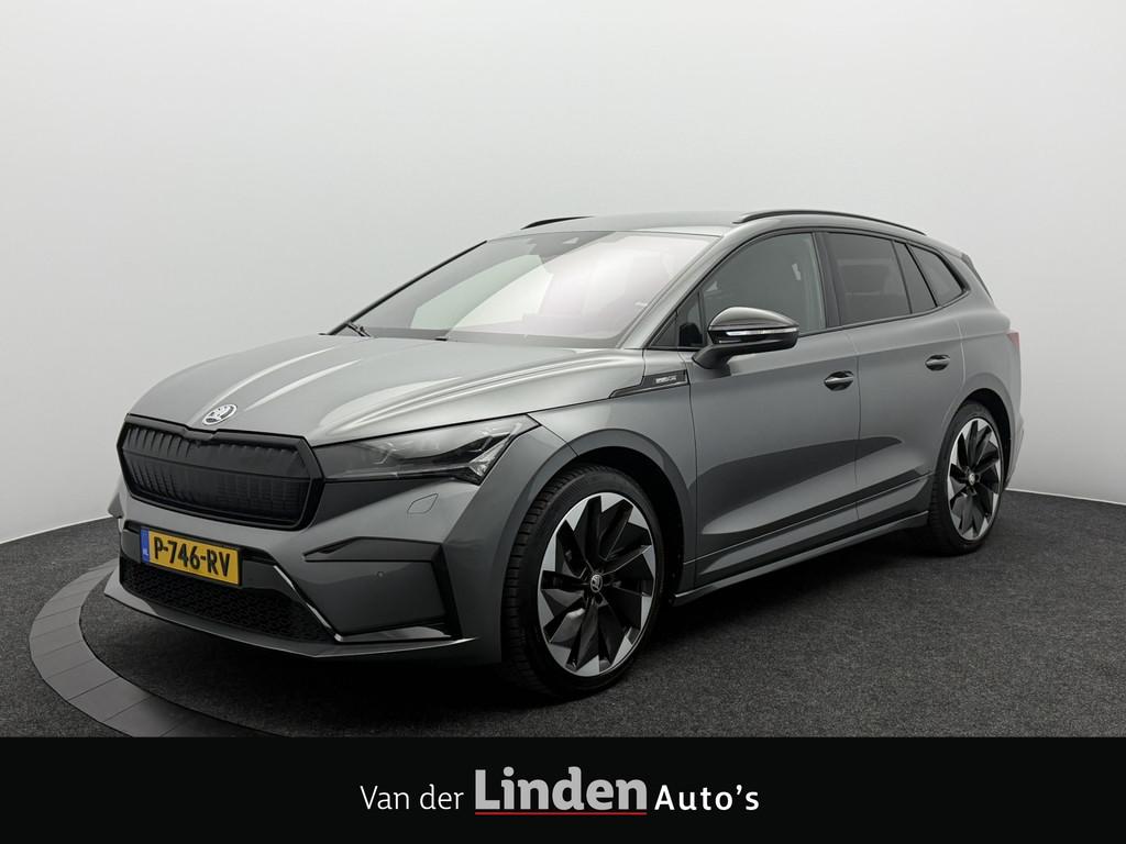 Skoda Enyaq iV 60 Sportline SOH 93,7% | Stoel/Stuurverwarmin, Auto's, Gebruikt, 110 €/maand, 179 pk, Leder en Stof