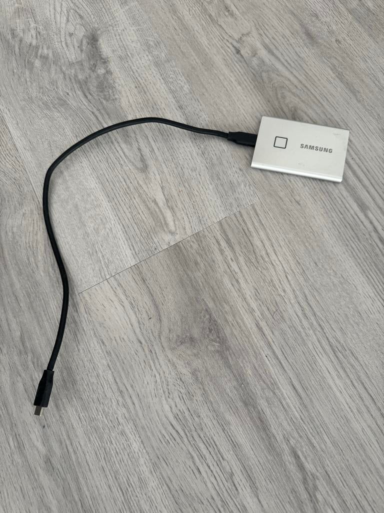 Samsung Externe SSD - T7 touch 1TB, Computers en Software, Harde schijven, Gebruikt, Server, Extern, SSD, USB, Ophalen of Verzenden