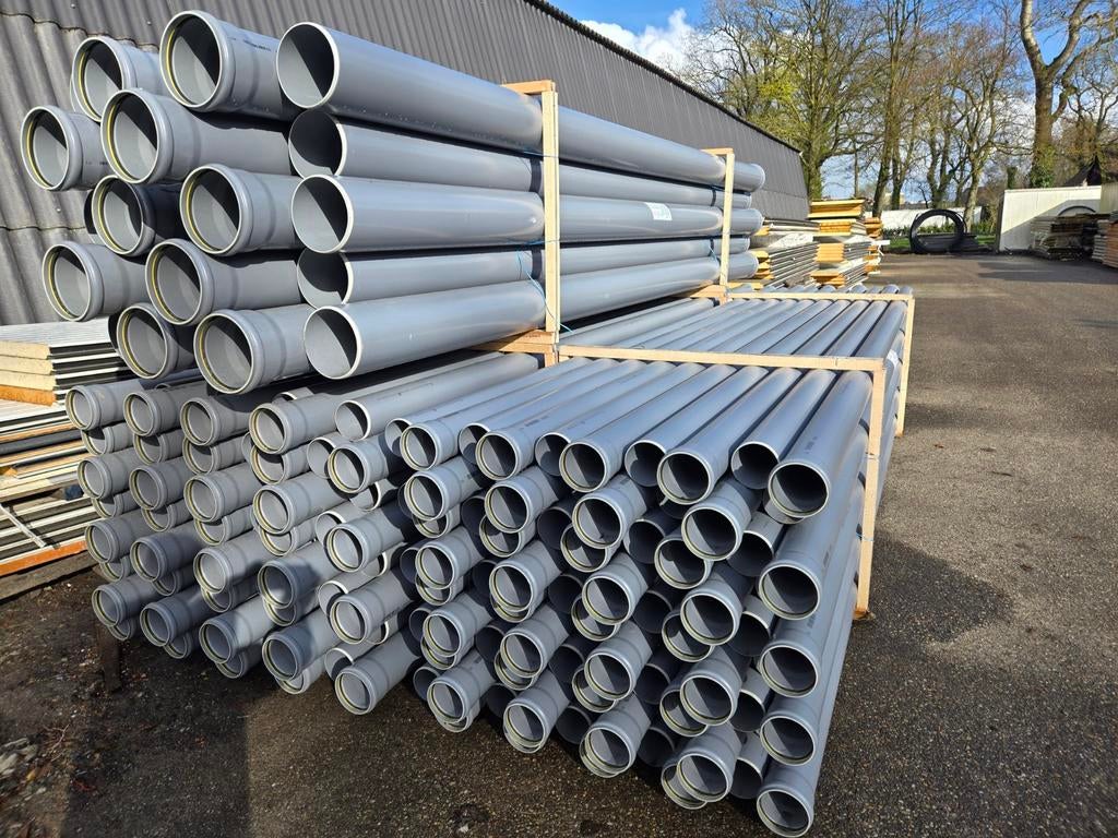 PVC buis 110 125 160 200 SN8 HDPE 315 duiker + hulpstukken, Ophalen, Pvc, Nieuw, Minder dan 2 meter