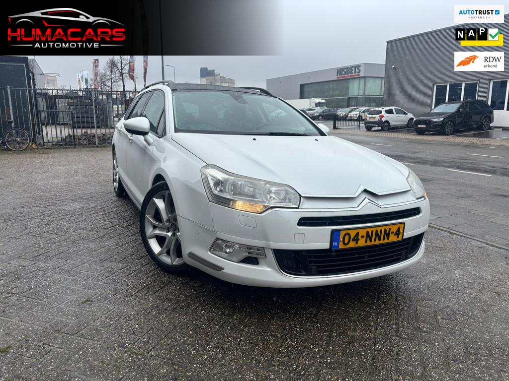 Citroen C5 Tourer 1.6 THP Business|Nap|Cruise|Pano|Navigatie, Voorwielaandrijving, Euro 5, Zwart, Leder en Stof