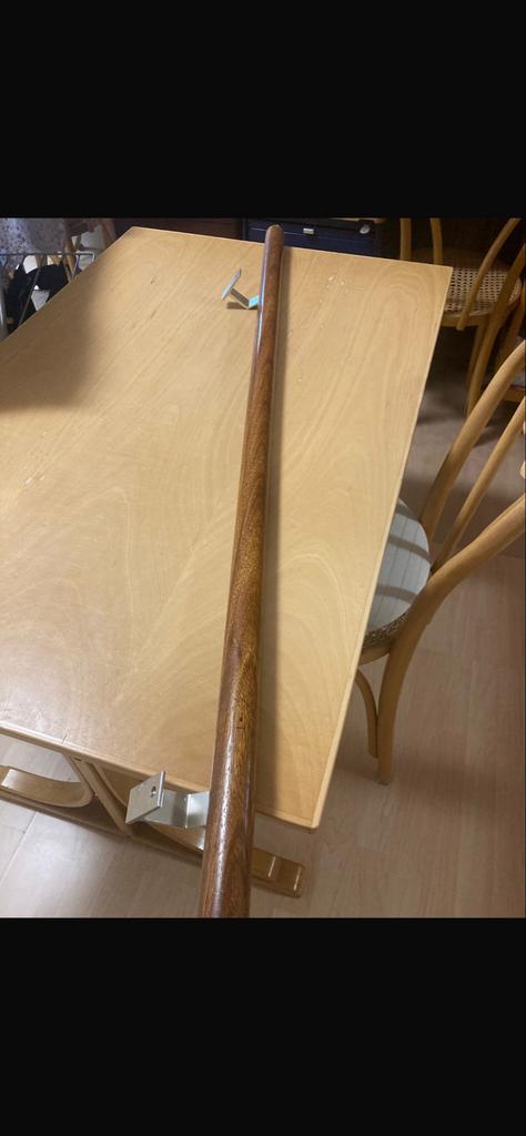 Trapleuning model boomstam - Houten leuning, Ophalen, Gebruikt