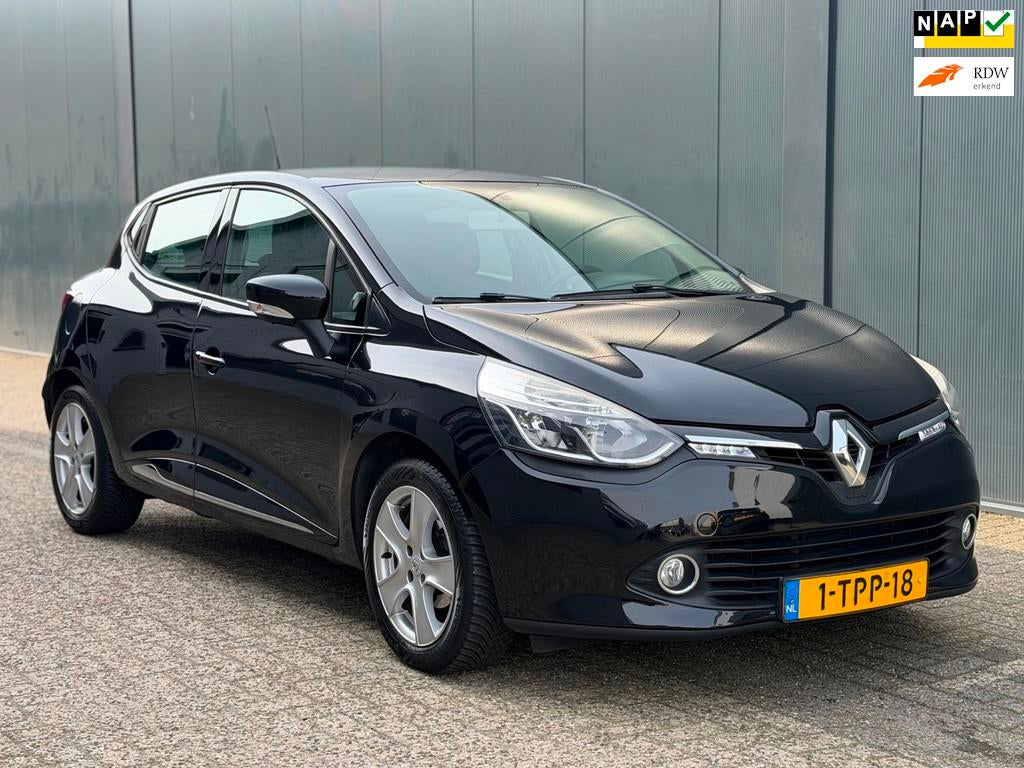 Renault Clio 0.9 TCe Navi|Airco|Cruise|NW Ketting|NAP, Voorwielaandrijving, Start-stop-systeem, 540 kg, Zwart