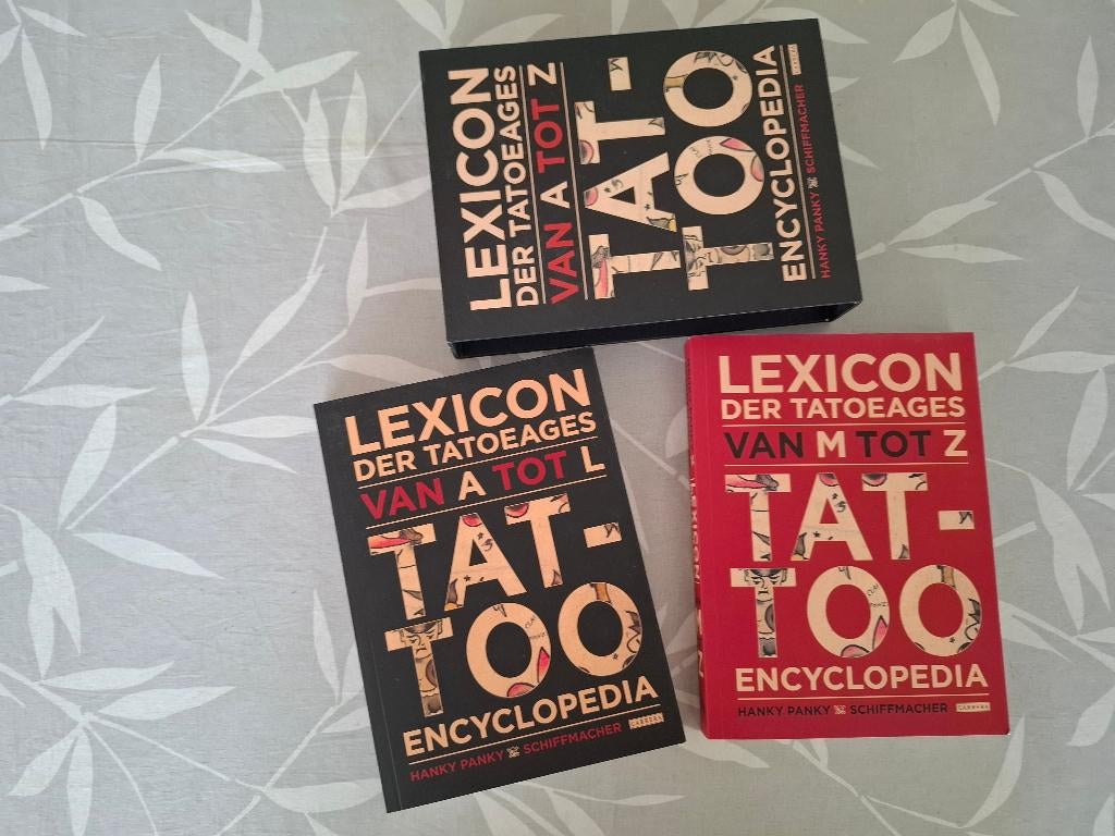 LEXICON der TATOEAGES van A tot Z  - Henk Schiffmacher, Make-up en Cosmetica, Ophalen of Verzenden, Zo goed als nieuw, Henk Schiffmacher