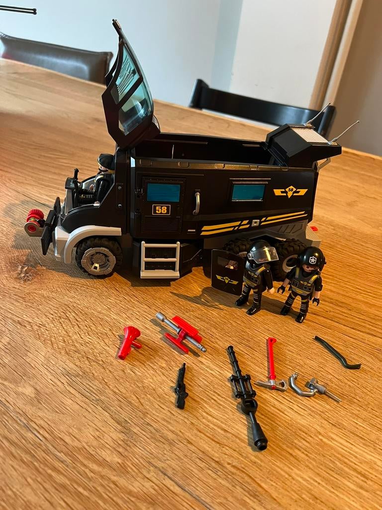 PLAYMOBIL City Action SIE-truck met licht en geluid - 9360, Ophalen, Zo goed als nieuw