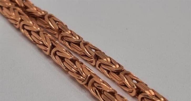 gouden Koningsketting 14kt Massief, Www.bredajuwelier.nl, Nieuw, Ophalen of Verzenden, Www.bredajuwelier.nl