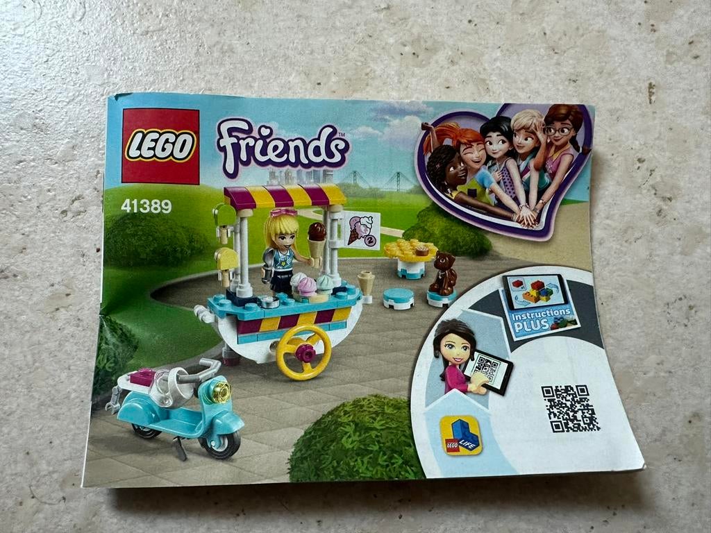 Lego friends ijskar 41389 compleet, Lego, Friends, Ophalen of Verzenden, Zo goed als nieuw