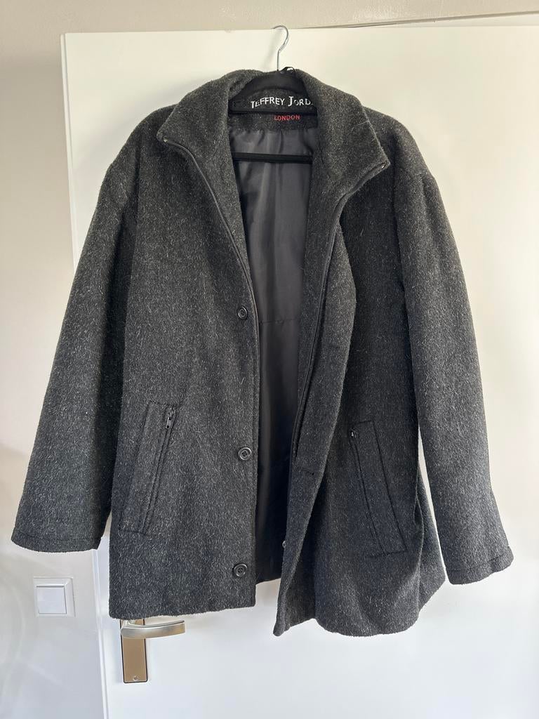 Jeffrey Jordan London herenjas - Maat L, Kleding | Heren, Jassen | Winter, Verzenden, Zo goed als nieuw, Maat 52/54 (L), Grijs