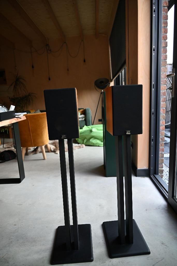 Monitor Audio Studio 2 incl. stands, Audio, Tv en Foto, Luidsprekers, Gebruikt, 60 tot 120 watt, Front, Rear of Stereo speakers