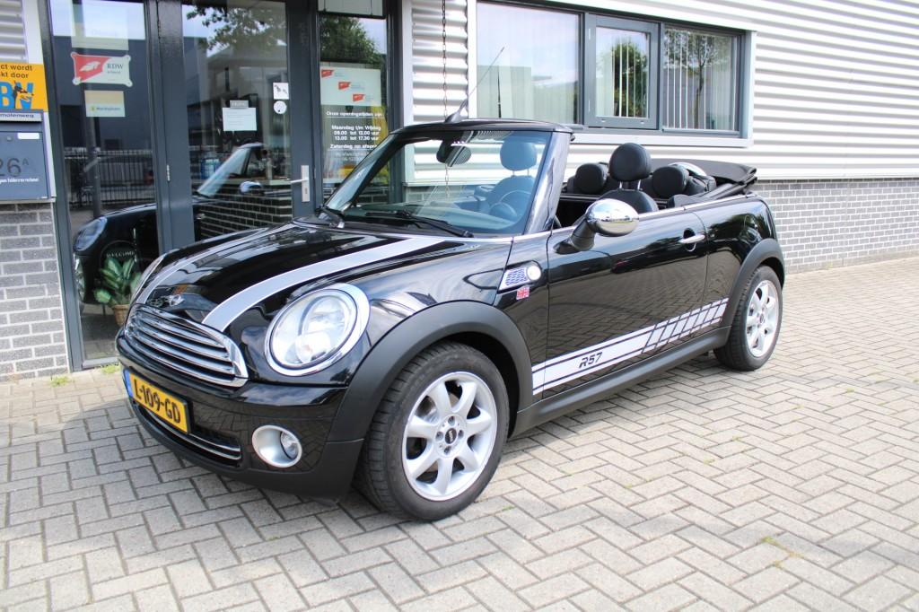 Mini CABRIO Chili 1.6 airco leder cruise control el pakket, Gebruikt, 4 cilinders, Cabriolet, 4 stoelen