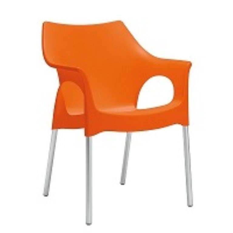 Stapelbare design kuipstoel, terras, model Olli  379, Ophalen of Verzenden, Nieuw, Kunststof, Vijf, Zes of meer stoelen