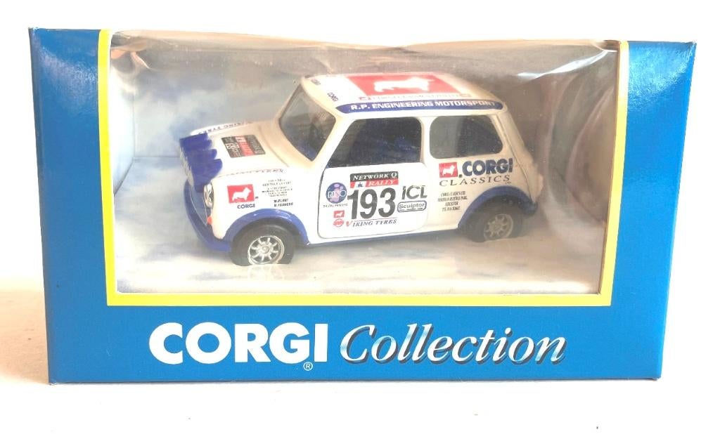 Mini Cooper rally CORGI Corgi # 04402., Hobby en Vrije tijd, Modelauto's | Overige schalen, Zo goed als nieuw, Auto, Ophalen of Verzenden
