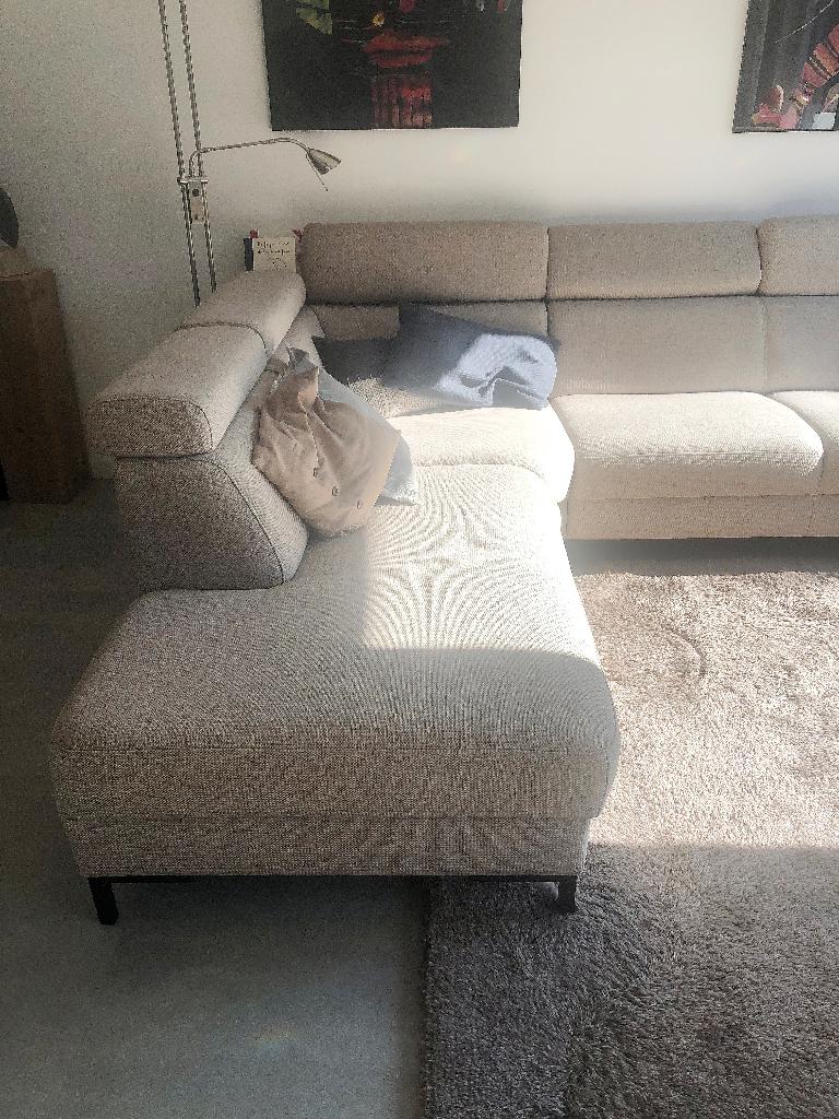 hoekbank, Huis en Inrichting, Banken | Bankstellen, Ophalen, 250 tot 300 cm, Hoekbank, 75 tot 100 cm