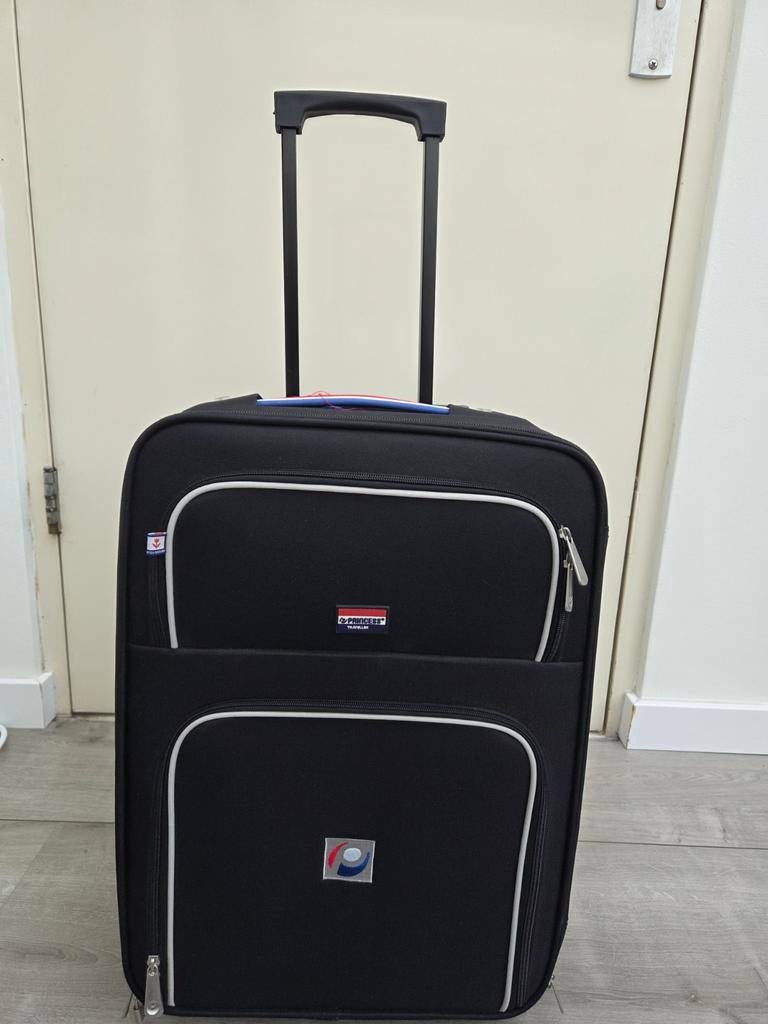 Princess traveller koffer zwart, Sieraden, Tassen en Uiterlijk, Koffers, Overige materialen, 50 tot 60 cm, Zo goed als nieuw, 35 tot 45 cm