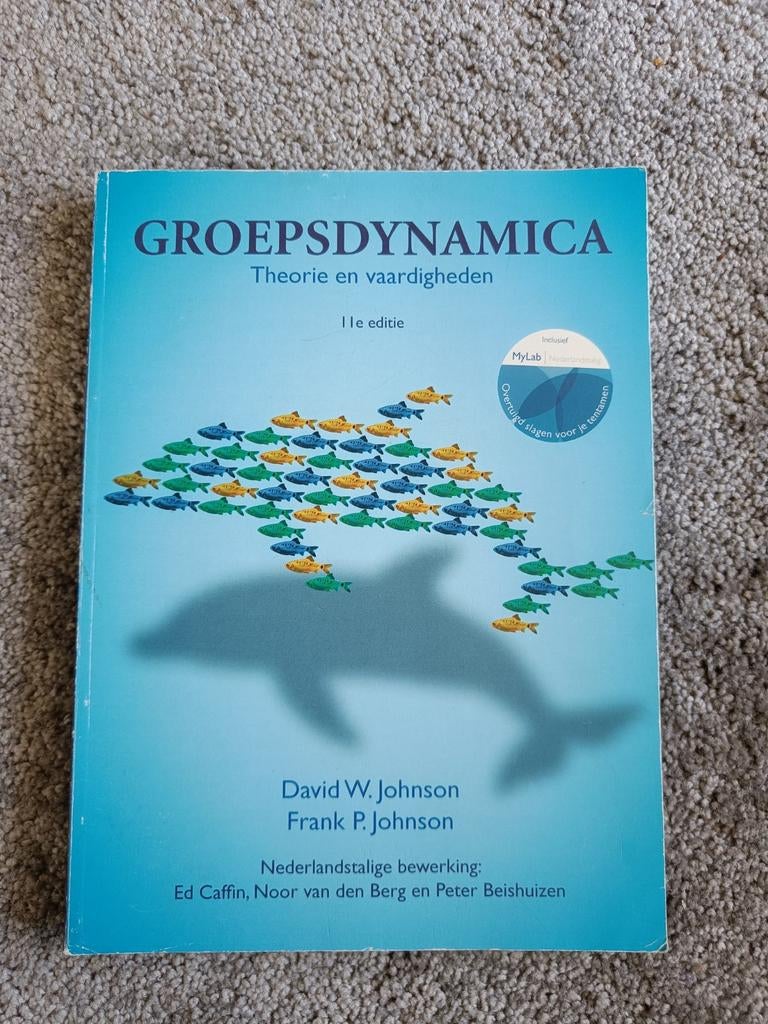 Studieboek Groepsdynamica - Theorie en vaardigheden, Ophalen of Verzenden