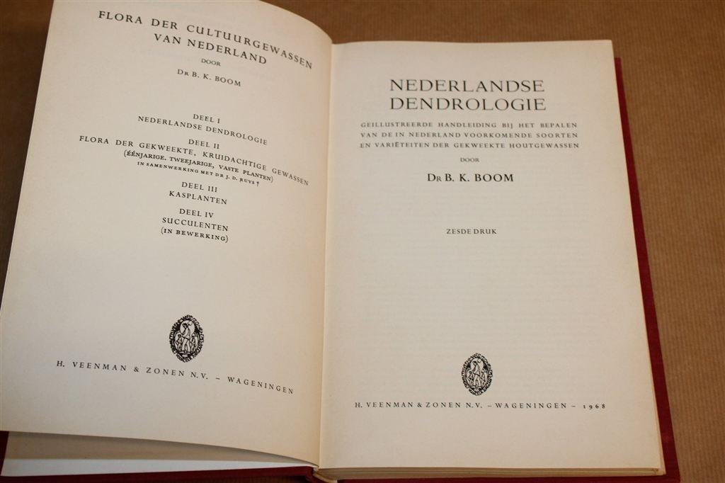 Nederlandse Dendrologie — Naslagwerk, Vintage Boek 1968, Ophalen of Verzenden, Gelezen
