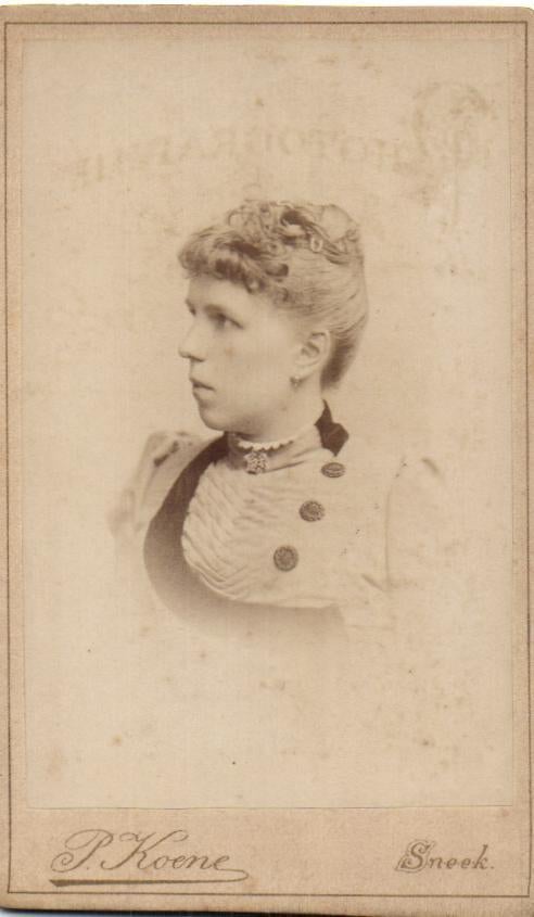 CDV - P.Koene -echtpaar -SNEEK, Gebruikt, Verzenden, Foto, Voor 1940