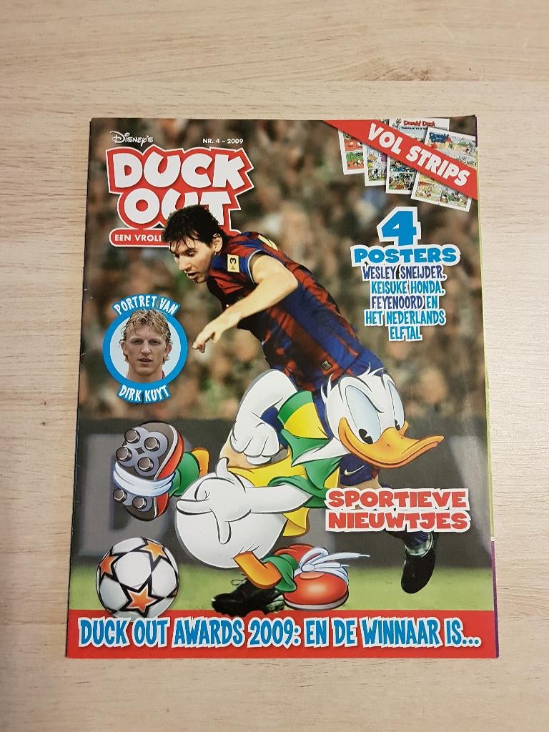 Duckout stripcomic uit 2009 met 4 posters, Ophalen of Verzenden, Fictie algemeen