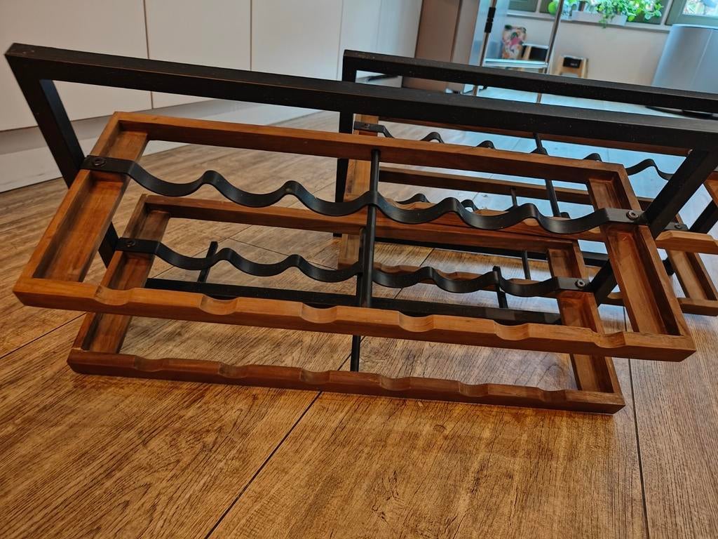 D-bodhi wijnrekken 2x, Ophalen of Verzenden, Metaal, Minder dan 50 cm