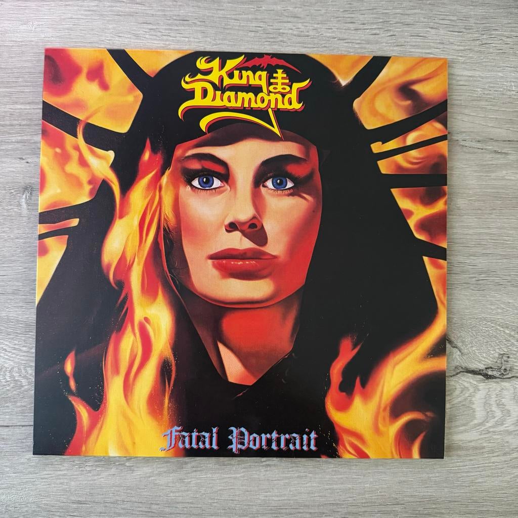 King Diamond - Fatal Portrait (Flame Splatter Vinyl), Ophalen of Verzenden, Zo goed als nieuw