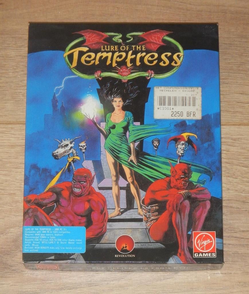 PC - Lure of the Tempress  - IBM 3.5" floppy - 1992, Avontuur en Actie, Gebruikt, 1 speler, Ophalen of Verzenden