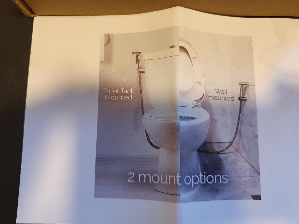 Bidet set Hygiëne toilet billendouche toilet douche, Ophalen of Verzenden, Nieuw, Chroom, Toilet