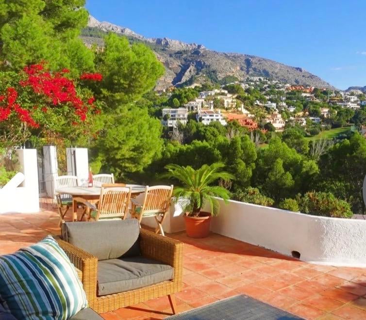 Altea la Vella, juni, juli,aug zwembad en golfbaan 2 p app ., In bergen of heuvels, Costa Blanca, Appartement, 1 slaapkamer