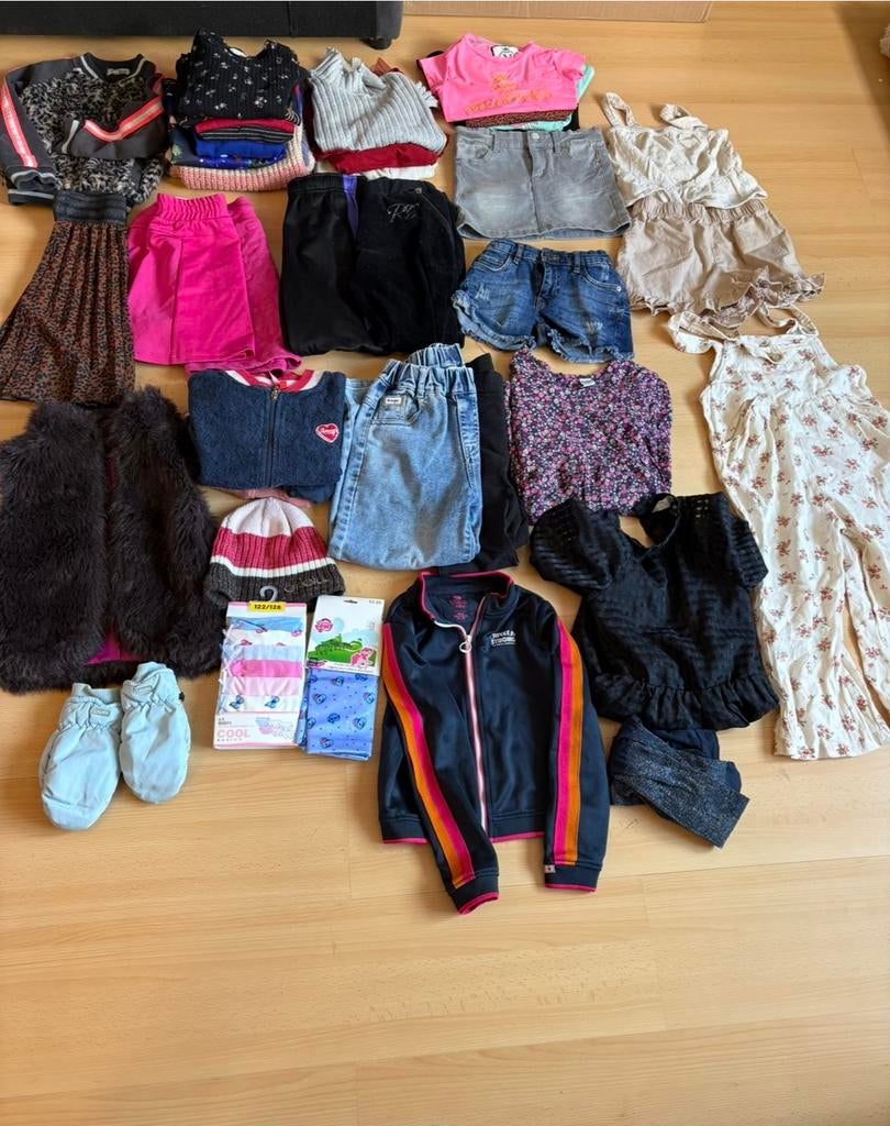 Meisjes kleding pakket, Ophalen of Verzenden, Gebruikt, Maat 128