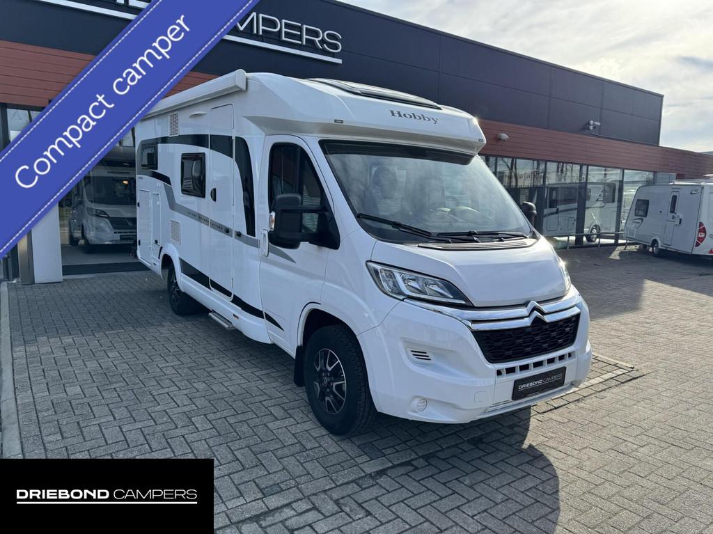 Hobby V65 GE Optima Ontour Enkele Bedden Fietsenrek Luifel S, Airconditioning, Hobby, Airbags, Bedrijf