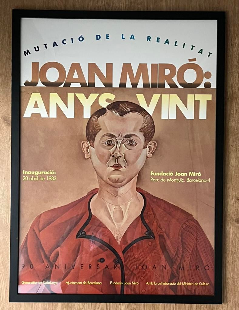 Joan Miró tentoonstellingsposter 1983, Ophalen