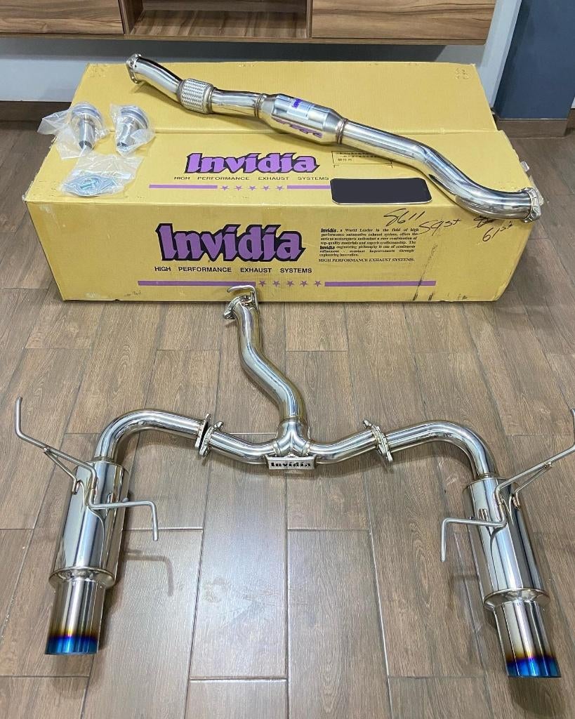 Invidia N1 Titanium Tip catback uitlaat - Impreza 08-14