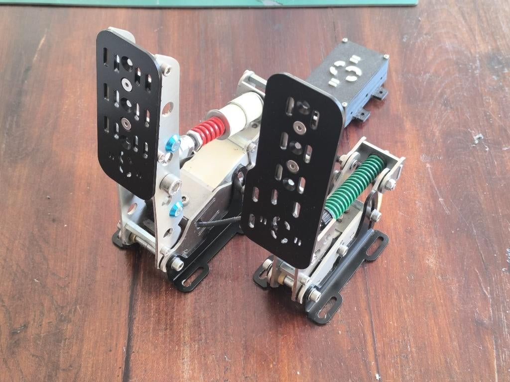 200KG Loadcell Simracing Pedalen (PC) - Gas & Rem, Ophalen of Verzenden, Gebruikt, Fanatec, SimLab, GRID, Trak Racer, Simucube