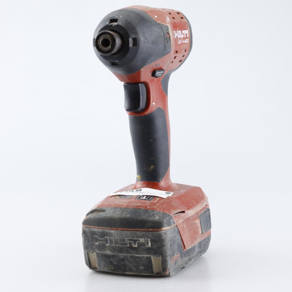 Hilti SID 4-A22 Slagmoersleutel + Accu, Hilti, Zo goed als nieuw, Support@hilti.com, Hilti Corporation, Feldkircher Strasse 100, 
9494 Schaan
Liechtenstein