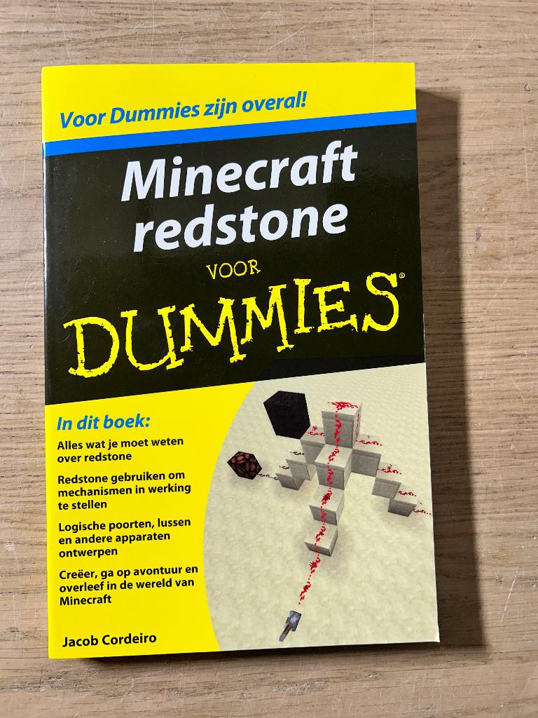 Minecraft Redstone voor Dummies, Boeken, Ophalen of Verzenden, Zo goed als nieuw, Overige onderwerpen