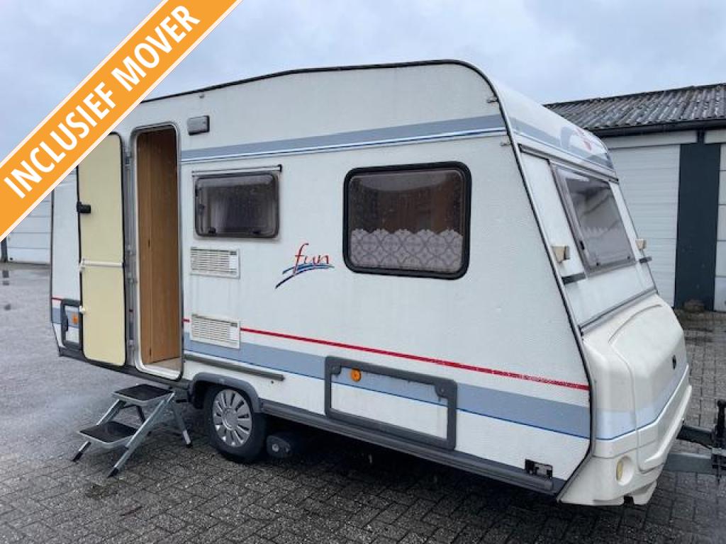 Bürstner Fun 420 TN 1997; vastbed treinzit voortent, Tot en met 2, Bedrijf, Treinzit, 750 - 1000 kg