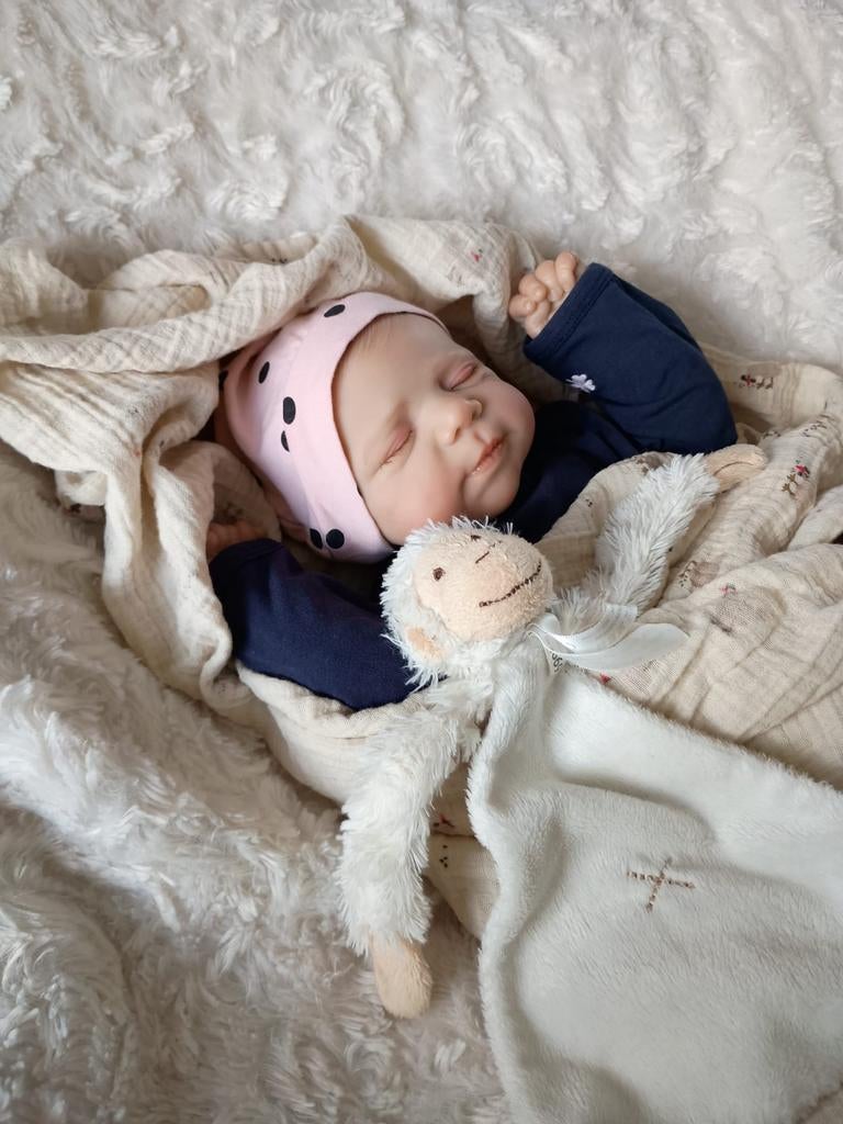 Super schattig Reborn meisje! Verzwaard & Magneet speentje!, Verzamelen, Poppen, Ophalen of Verzenden, Nieuw, Babypop, Levensecht of Reborn